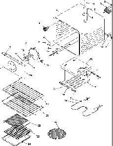 Cavity Diagram and Parts List for AOCS2740E-P1132358NE  Amana Wall Oven