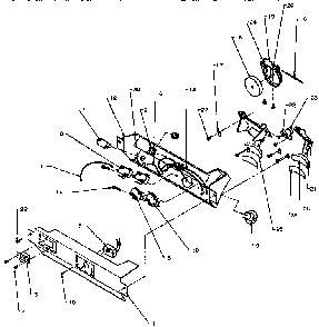 Dispenser Controls Diagram and Parts List for SXD25N-P1162419W  Amana Refrigerator