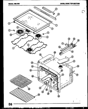 03 - OVEN Diagram and Parts List for 980002  Maytag Range