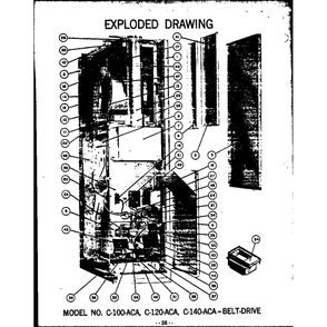 Part Location Diagram of FPYA-130 Whirlpool DISCONTINUED