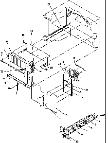 Evaporator Assembly Diagram and Parts List for GTA18B2L-P1192602WL  Amana Refrigerator