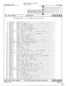 Ice Maker Page 2 Diagram and Parts List for 21874A  Admiral Refrigerator