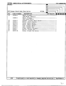 Shelves And Accessories Page 3 Diagram and Parts List for 19694  Maytag Refrigerator