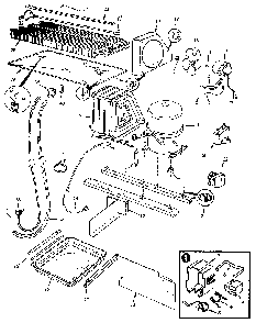 Unit Diagram and Parts List for JRT216B MAJ73C Jenn-Air Refrigerator