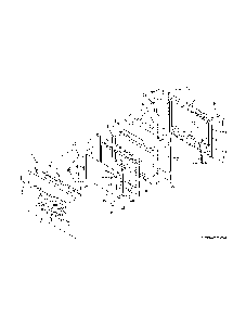 Door Diagram and Parts List for 79032639312  Kenmore Range