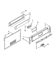 Part Location Diagram of W10225563 Whirlpool PANL-CNTRL