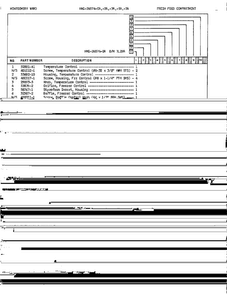 Fresh Food Compartment Page 2 Diagram and Parts List for 24874A  Admiral Refrigerator