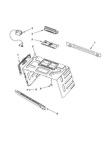 Part Location Diagram of W10508747 Whirlpool HARNS-WIRE