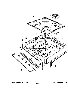 Body Diagram and Parts List for BT85MN-3  Magic Chef Range