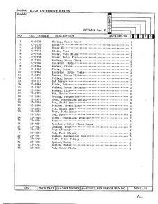 Base And Drive Parts Page 2 Diagram and Parts List for 6640A REV K Norge Washer