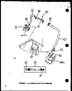 Section 10 Diagram and Parts List for TAA200 P75751-8W Amana Washer