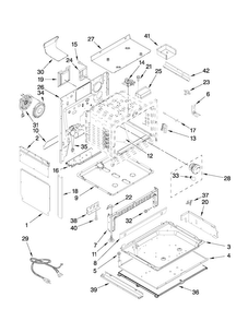 Part Location Diagram of W10256425 Whirlpool SHIELD