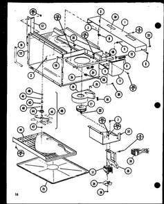 Section 6 Diagram and Parts List for RCR-7 P85515-6S Amana Range