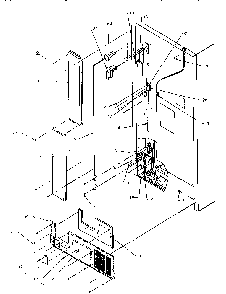 Cabinet Back Diagram and Parts List for TA18S2W-P1194501W  Amana Refrigerator