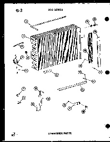 Section 6 Diagram and Parts List for ES216D-3MS P55417-61R Amana Air Conditioner