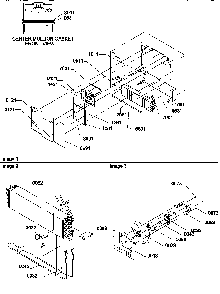 Evaporator And Fan Motor Assemblies Diagram and Parts List for TH18V2W-P1315702WW  Amana Refrigerator