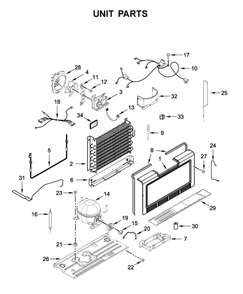 Part Location Diagram of W11672198 Whirlpool BOWL-MIXER
