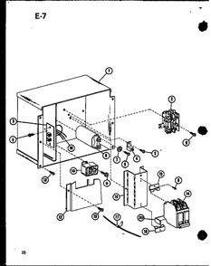 Diagram 8 Diagram and Parts List for SRCF42-U01A P69044-2C Amana Air Conditioner