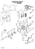 UPPER UNIT PARTS Diagram and Parts List for JS42CXDBDB00  Jenn-Air Refrigerator