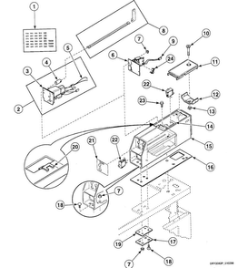 Meter Case Diagram and Parts List for SDE407QF1500  Speed Queen Dryer