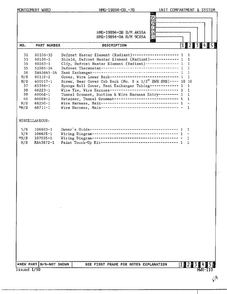 Unit Compartment And System Page 3 Diagram and Parts List for 19894A  Admiral Refrigerator