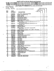 Evaporator Area Page 4 Diagram and Parts List for TL120Q  Amana Refrigerator