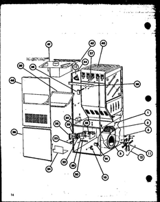 Diagram 5 Diagram and Parts List for GH1000 P9806204F Amana Furnace
