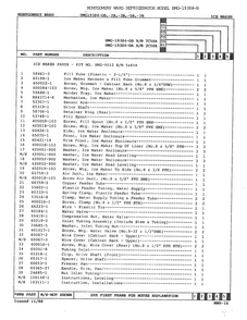 Ice Maker Page 2 Diagram and Parts List for 19384B  Admiral Refrigerator