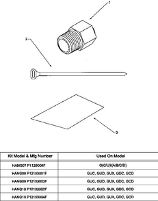 Part Location Diagram of 10716005 Whirlpool Orifice