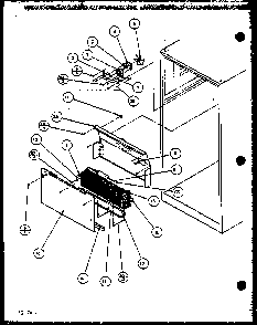 Shroud, Evaporator Fan Diagram and Parts List for TQ20QBW-P1111604WW  Amana Refrigerator