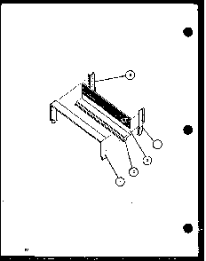 Section 1 Diagram and Parts List for CBE26FCW P1137949NW Amana Range