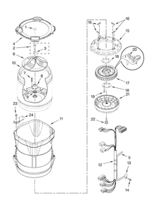 Part Location Diagram of WPW10149460 Whirlpool Cap