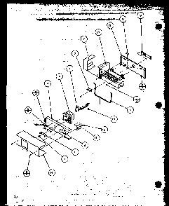 Ice Maker Diagram and Parts List for SZD27MPL-P1124303WL  Amana Refrigerator