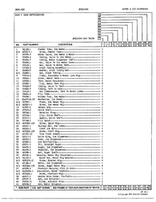 Water And Ice Dispenser Page 2 Diagram and Parts List for 24882  Jenn-Air Refrigerator