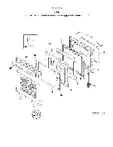 Door Diagram and Parts List for 79095073314  Kenmore Range