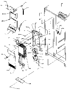 Evaporator And Air Handling Diagram and Parts List for SXDE27NP-P1162207W  Amana Refrigerator