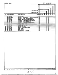Tub Page 2 Diagram and Parts List for 6751  Norge Washer