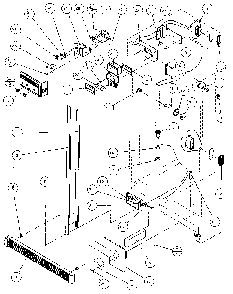Refrigerator, Freezer Controls, & Cabinet Diagram and Parts List for 36761-P1135802W  Amana Refrigerator