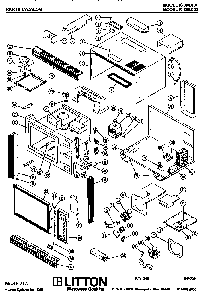 Section 3 Diagram and Parts List for 880130*1  Amana Microwave