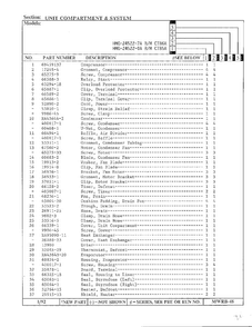 Unit Compartment And System Page 2 Diagram and Parts List for 24522-7A  Admiral Refrigerator