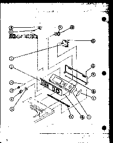 Section 20 Diagram and Parts List for LW3303W P1164316WW Amana Washer