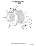 Part Location Diagram of W10357141 Whirlpool NUT