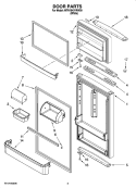 Part Location Diagram of L2264716W Whirlpool DOR-FIP White