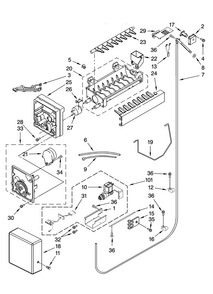 Part Location Diagram of W10160031 Whirlpool VALVE-INLT