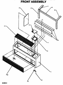 Part Location Diagram of D9661702 Whirlpool Bezel Assembly