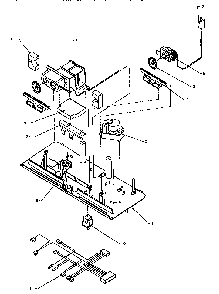 Control Assembly Diagram and Parts List for TA18S2W-P1194501W  Amana Refrigerator