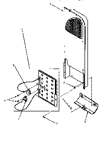 Heater Box Assy Diagram and Parts List for LE1007W-P1177601WW  Amana Dryer