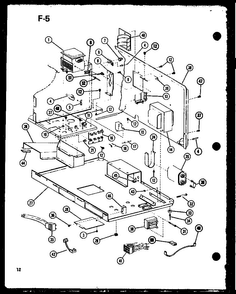 Magnetron Diagram and Parts List for CRMC-30 P74919-8M Amana Microwave