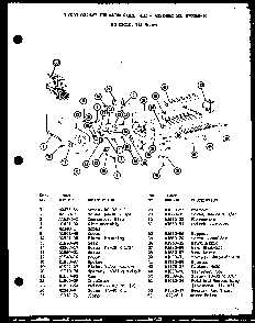 8 Cube Compact Ice Maker Diagram and Parts List for SRI22GG-P7745511WG  Amana Refrigerator