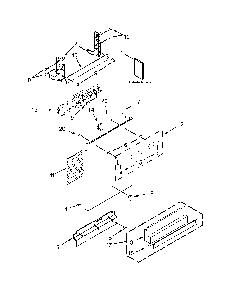 Door Panel Parts Diagram and Parts List for 66514815N610  Kenmore Dishwasher